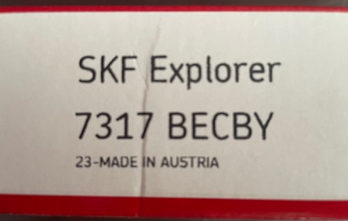 7317BECBY SKF ANGULAR CONTACT BEARING - Picture 3 of 3