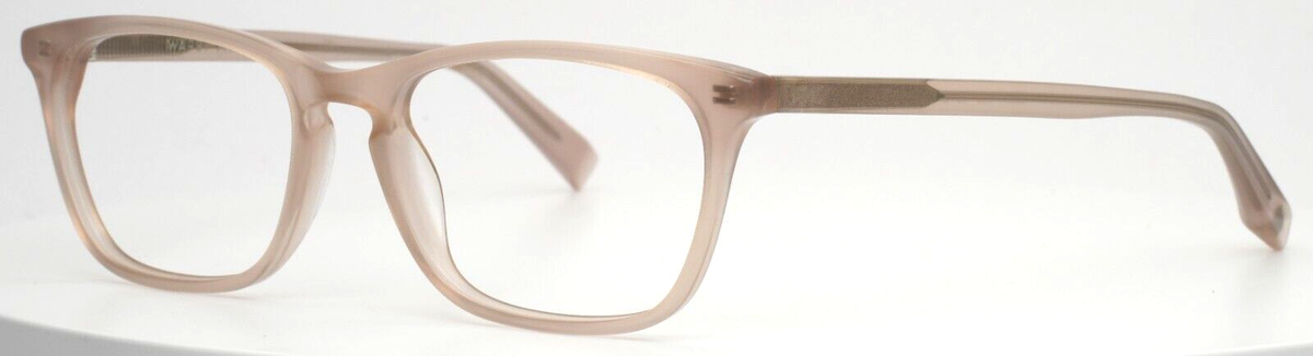 Warby Parker Welty Light rose Pink/Clear Rectangle Glasses Drew Eyeglasses in Rose Water — Medium | Warby Parker main image 3