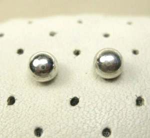 Small Classic Simple Sterling Silver Round Ball Stud Post Earrings 925 2.5mm