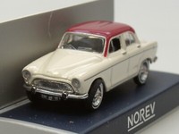 Norev Simca Aronde, 1962, Hellbeige - Rot - 576087 - 1:87