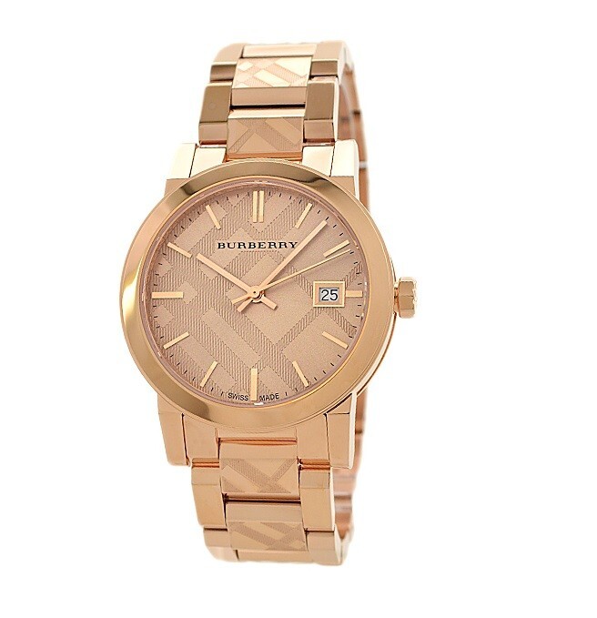 NEW BURBERRY WOMENS BU9146 WATCH STAINLESS STEEL ROSE GOLD