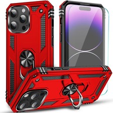 For iPhone 16 Pro Max 15 14 13 12 11 Plus Case Phone Cover Shockproof + Screen