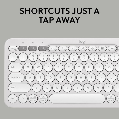 Quiet Wireless Pebble 2 Keyboard & Mouse, Portable Design for Modern Workspaces - Picture 7 of 11