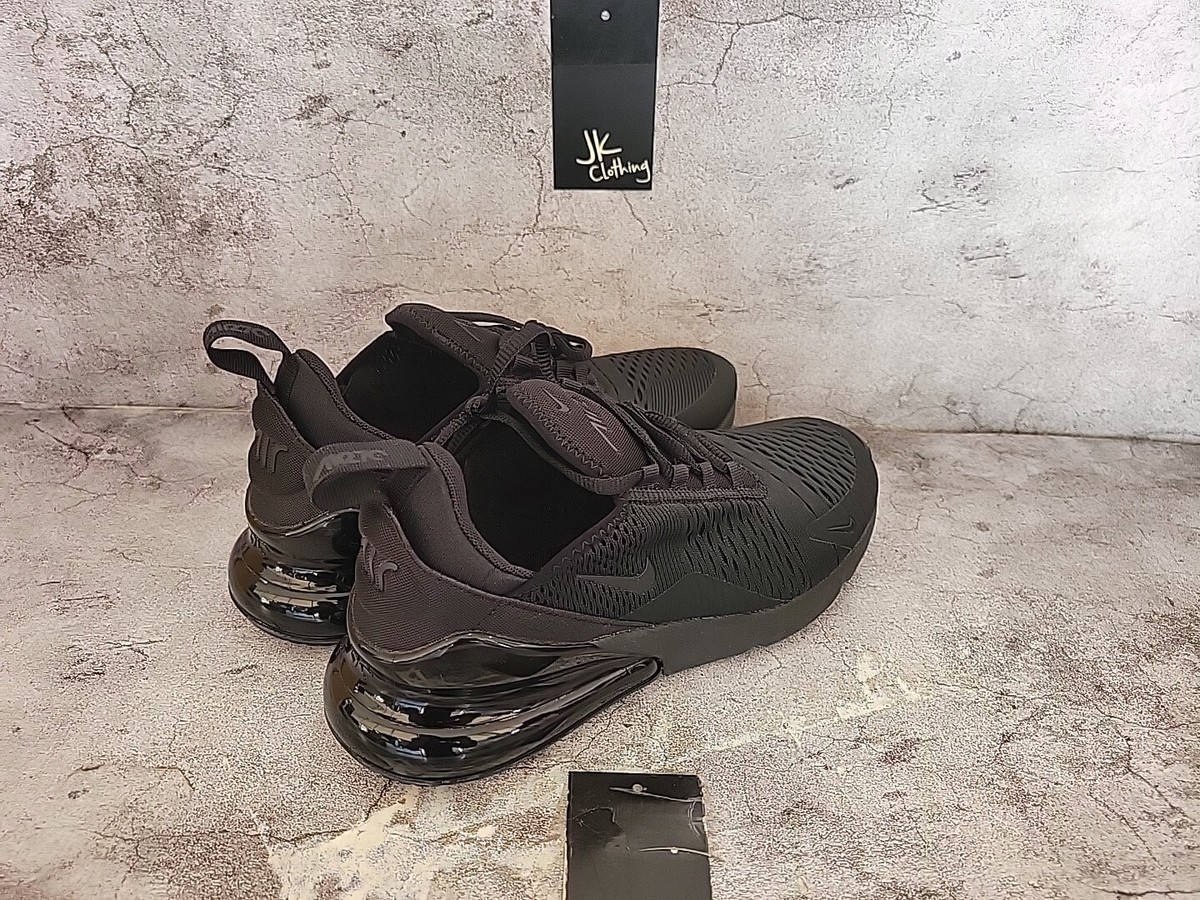 Women's 8 Nike Air Max 270 Triple Black Blackout AH6789-006
