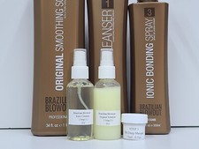 Brazilian Blowout Ionic Cleanser 2oz /Solution 2oz /Masque 0.5oz FULL SET