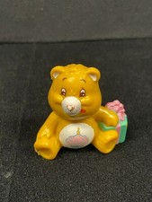 Care Bears Vintage PVC Miniatures BIRTHDAY PRESENT AGC Cake Top 1983 80S