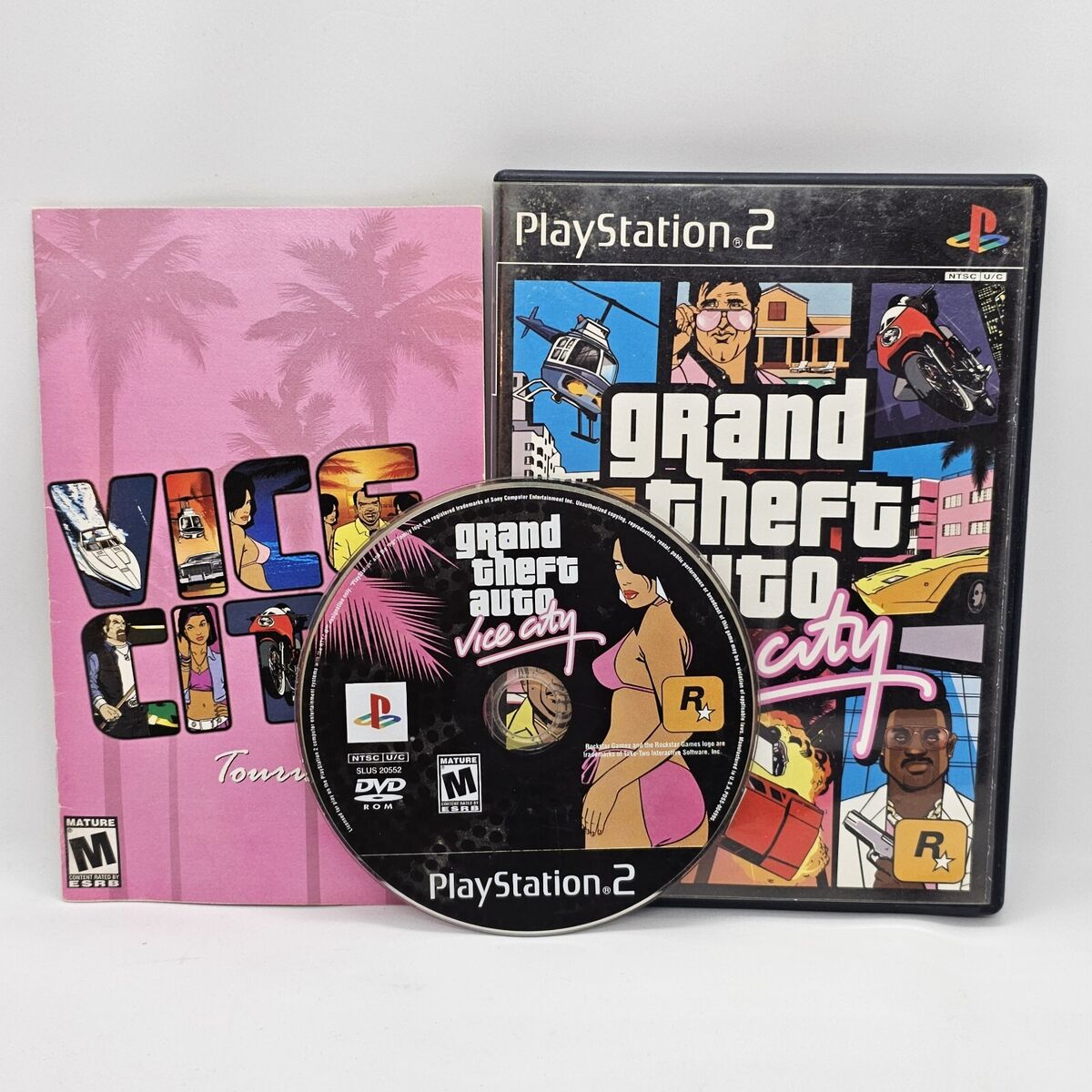 Grand Theft Auto Vice City and GTA 3 The Xbox Collection CIB Complete Map  Manual