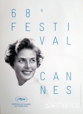 CANNES 2015 FILM FESTIVAL - INGRID BERGMAN - ORIGINAL FRENCH MOVIE POSTER