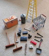 WWE WWF Bundle Various Ring Gear Accessories Props for wrestling figures job lot