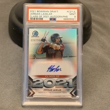 2021 Bowman Draft - Class of 2021 Autographs Jordan Lawlar #C21-JL /250 (AU, RC)