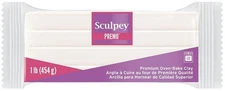 Sculpey Premo Polymer Clay 1lb-White Translucent