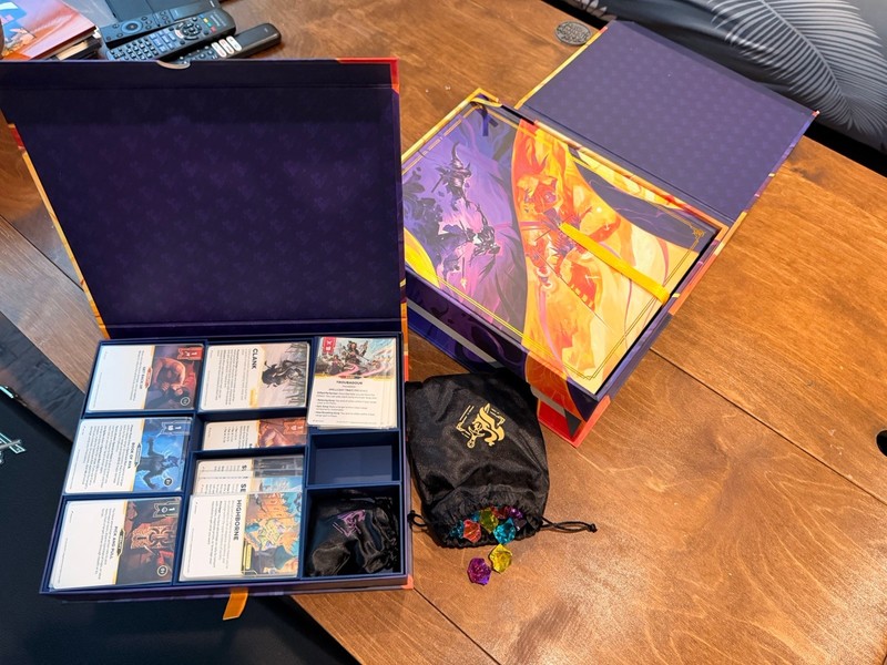 Daggerheart Limited Edition - All Cards Sleeved In 3D Printed Trays.