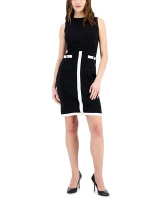 Anne Klein Womens Contrast-Trim Sweater ANNE 91308555323 XL RT $129.0