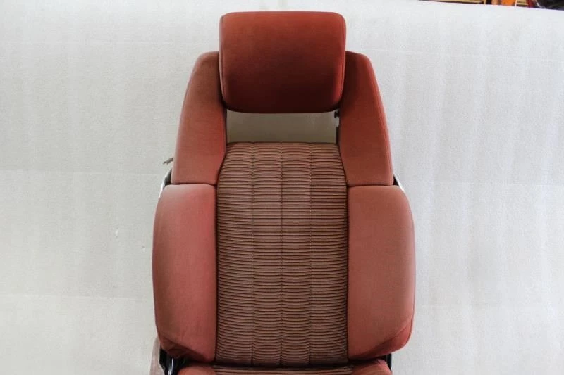 1982 1983 1984 1985 1986 TOYOTA SUPRA RIGHT PASSENGER FRONT SEAT RED CLOTH - Image 2 of 4
