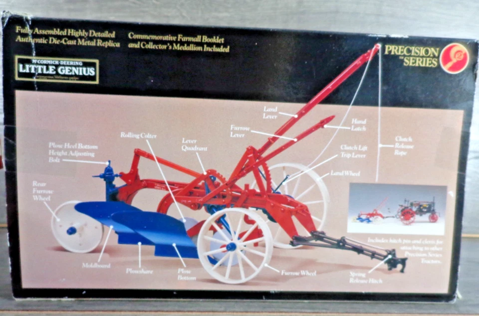 Ertl Precision Series McCormick Deering 1/16 No. 8 Little Genius Plow - Image 4 of 4