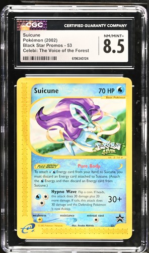 Suicune graded CGC 8.5 for sale on eBay