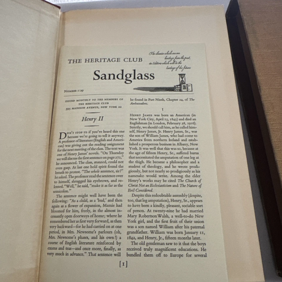 The Ambassadors | by Henry James  | Heritage Press | HC/DJ Sandglass Foto 3 de 4