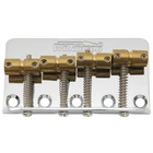 Wilkinson WBBC Chrome Bridge Brass Saddle For 4 String Precision / Jazz Bass