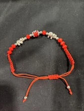 Unisex Red String Elephant Bracelet Adjustable, Evil Eye Protection