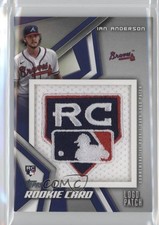 2021 Topps 2021 Rookie Card Manufactured Patch Ian Anderson #RP-IA Patch 9fn. rookie card picture