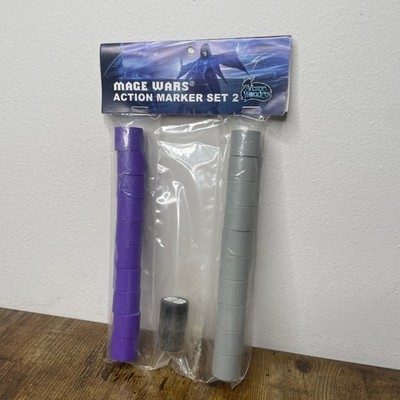 Mage Wars Action Marker Set NEW SEALED Arcane Wonders AWG MWAM2
