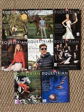 Lot of 8 EQUESTRIAN QUARTERLY  Magazines: 2012-16 issues Equestrian Lifestyle EQ