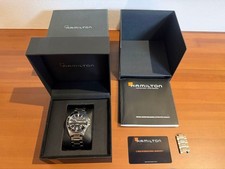 Hamilton Khaki Navy Scuba Auto Watch Timepiece Mens Authentic 6