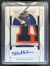 2024 Panini National Treasures Brice Matthews Prospect Material Patch Auto #/99