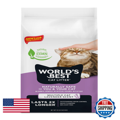 World'S Best Cat Litter Worlds Best Cat Litter Multiple Cat Lavender Scented