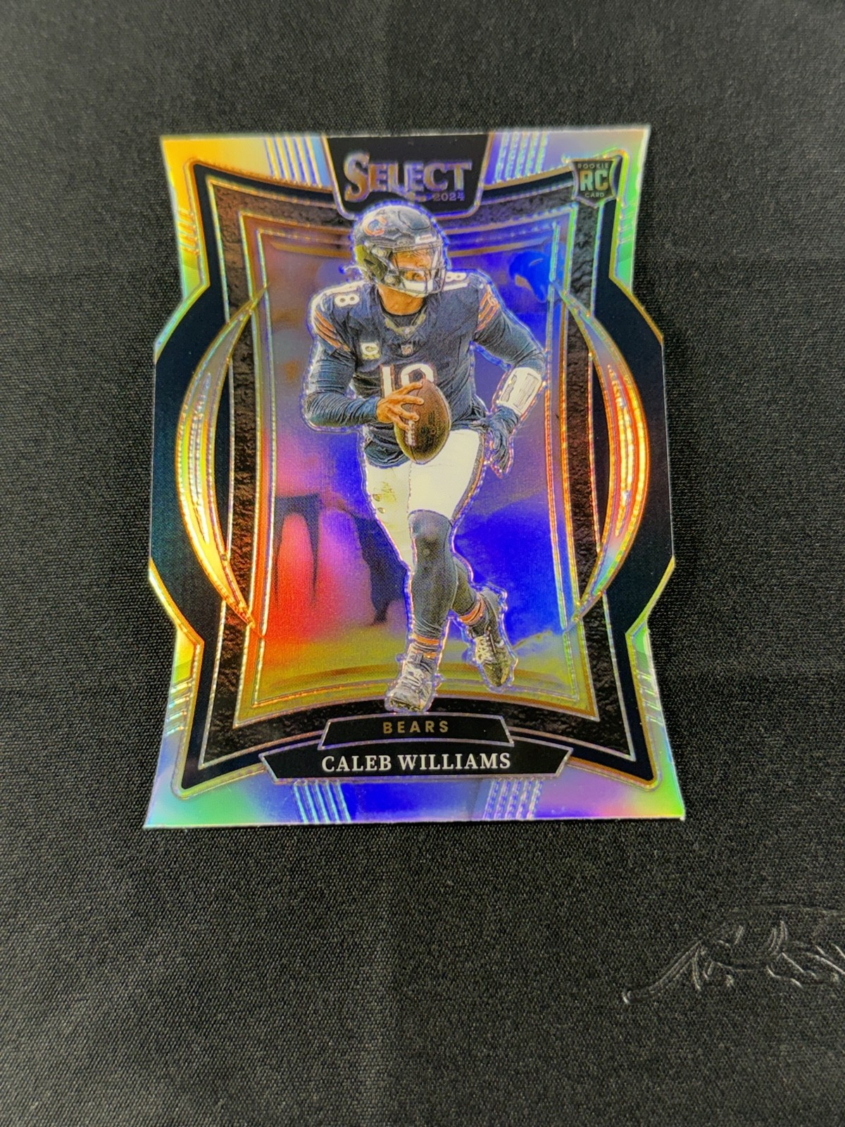 2024 Panini Select - Concourse Caleb Williams #25 Silver Prizm Die-Cut (RC)