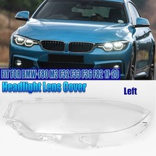 FOR BMW 4 SERIES F32 F33 F36 17-20 LCI HEADLIGHT LENS COVER LEFT PASSENGER SIDE