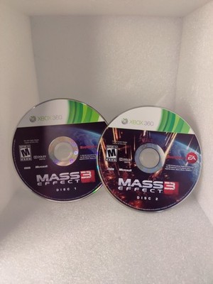Mass Effect 3 Xbox 360 (2012) 2 Discs Only - Free Shipping No Tracking