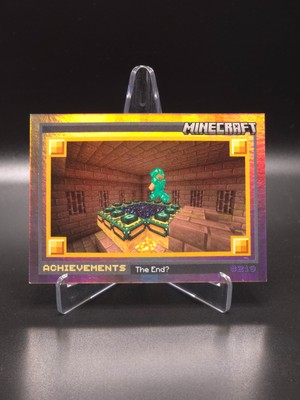 The End? 2024 Mojang Panini Minecraft Achievements Iron Foil #219 #342/475