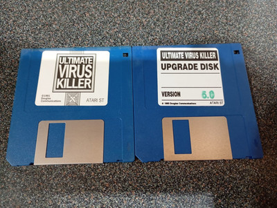 Ultimate Virus Killer - Antivirenprogramm für Atari ST/STE - FUNKTIONSFÄHIG - SELTEN!