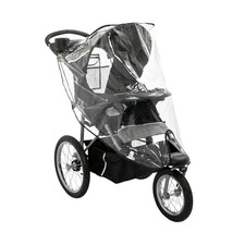 Rain Weather Shield for Jogging Stroller, Clear Stroller Cover with Storage Pock