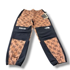 NWT The North Face GORE-TEX Mountain Logo Pants Almond Butter Monogram Mens Sz M