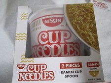 nissin Nudeln Tasse und Löffel (Ramen) x 2
