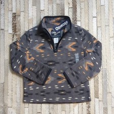 OshKosh B'gosh Boys' Mountain Aztec Print Microfleece Quarter Zip Pullover