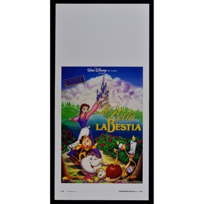Filmplakat LA BELLA E LA BESTIA walt disney Beauty and the Beast Monster B187