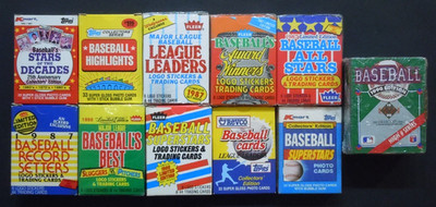 1987 1988 1990 Fleer & Topps Upper Deck Box Sets Lot of 11 Different
