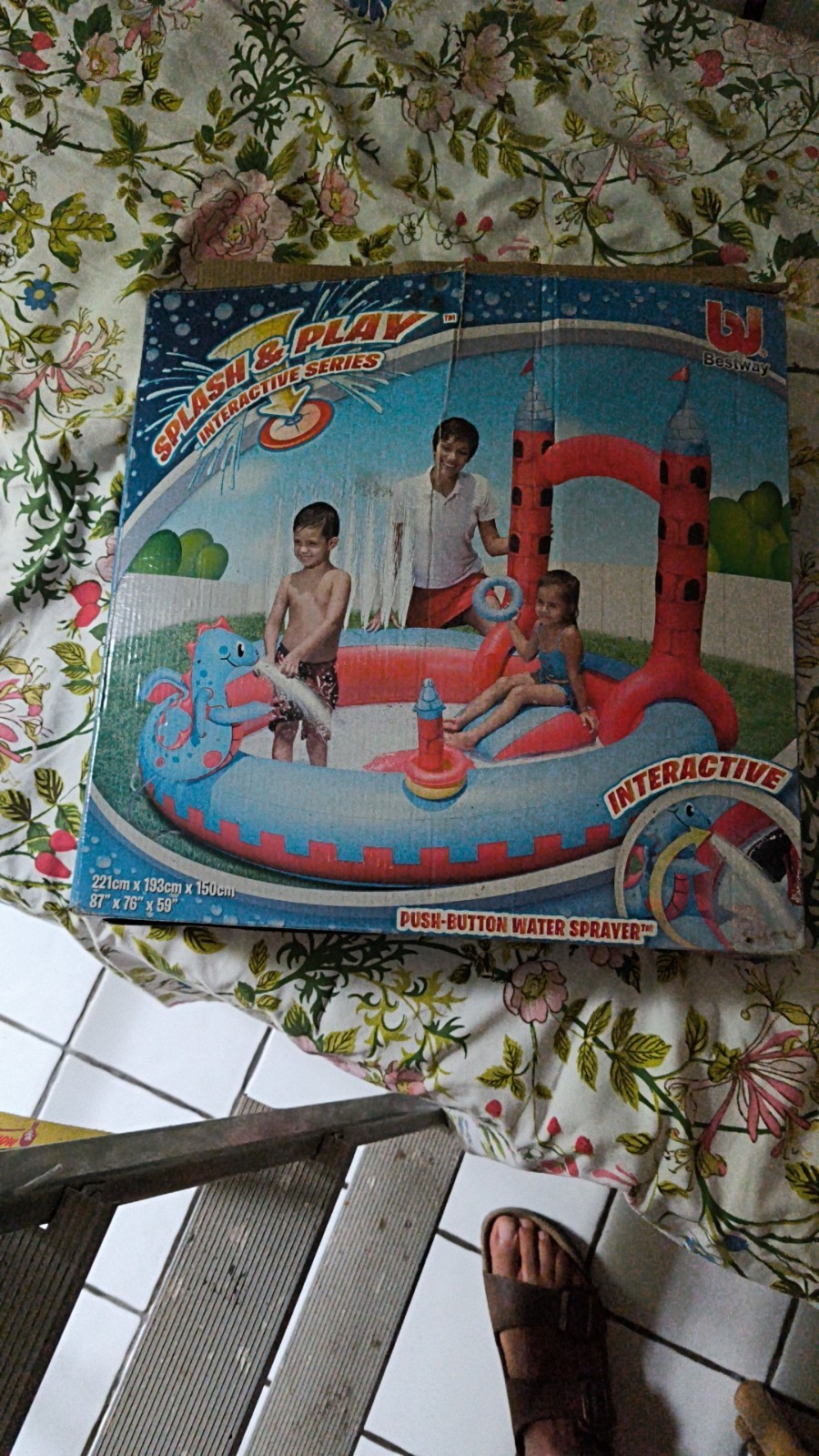 Piscina gonfiabile Bestway Splash & Play Interactive Series