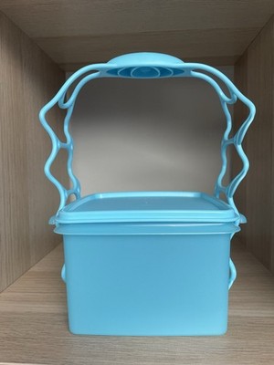 Tupperware Behälter 1,8 L Mit Tragegriff Hellblau Neu 