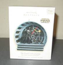 Hallmark Keepsake Ornament 2008 Star Wars VI Final Confrontation Light & Sound