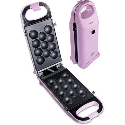 Trisa Snack Maker Waffeleisen Backautomat Eiswaffelbecher & Cake Pops ROSA