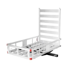 Goplus Hitch Cargo Carrier, 50"x29.5" Aluminum Wheelchair Scooter Mobility Ca...