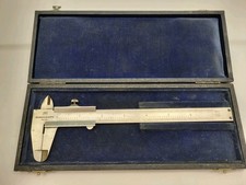 Vintage Brown & Sharpe No. 577 Vernier Caliper 7" W/Case Swiss Made Machinist