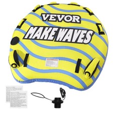 Towable Tube for Boating, 1-3 Riders Inflatable Towable Tube with Bumper Fins, 5