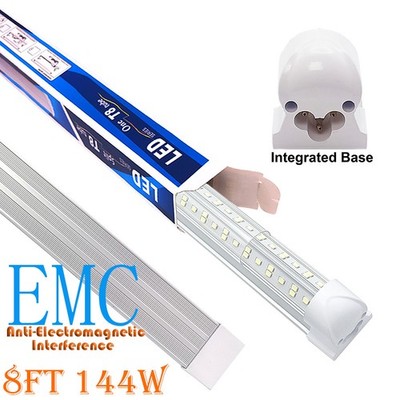12/25Pack 6500K Linkable Led Shop Lights 8Ft Garage Led Lamp 144W 18000Lms No RF