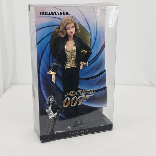 2009 Barbie James Bond Goldfinger Pussy Galore Black Label NRFB Mattel #R4465