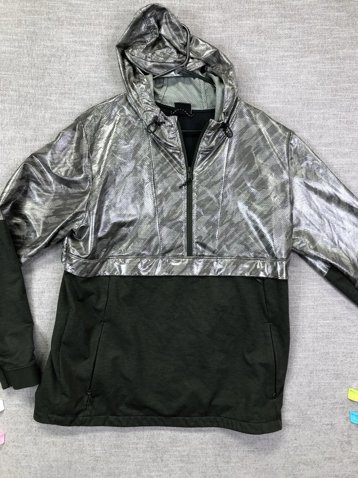 Under Armour Hybrid Pullover Jacket Mens XL Hooded Half Zip Athletic Outdoor - Image 2 of 4